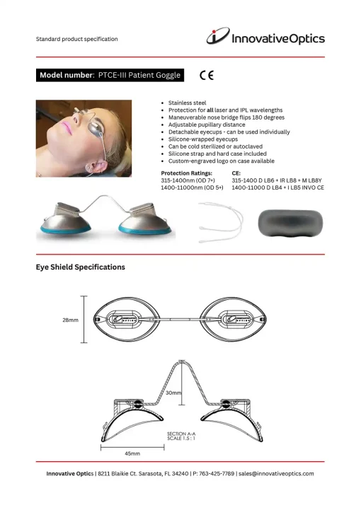 PTCE III Tech Sheet New
