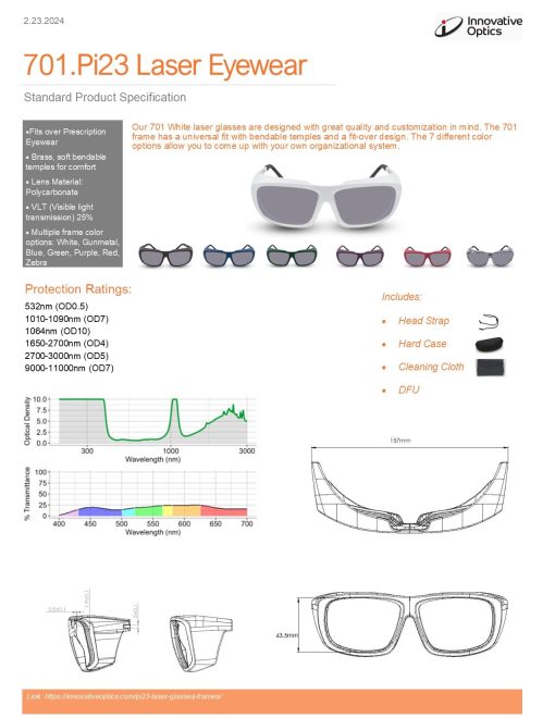 701.Pi23 Fit Over, bendable temples