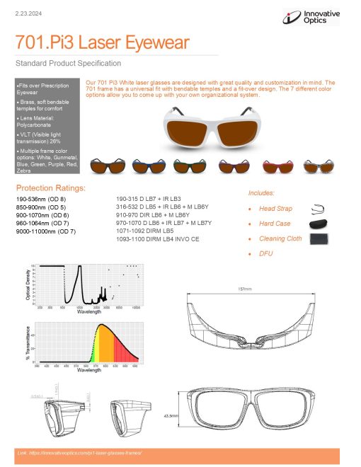 701.Pi3 Fit Over, bendable temples