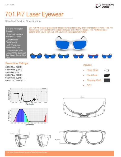 701.Pi7 Fit Over, bendable temples